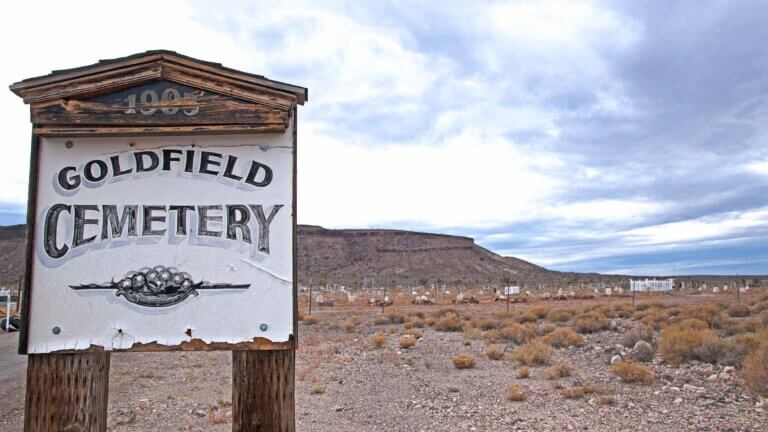 cemetery entrance goldfield nevada