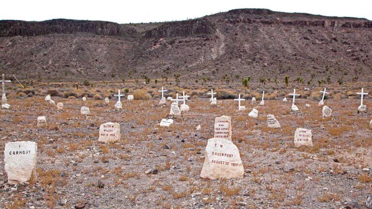 headstones goldfield nevada