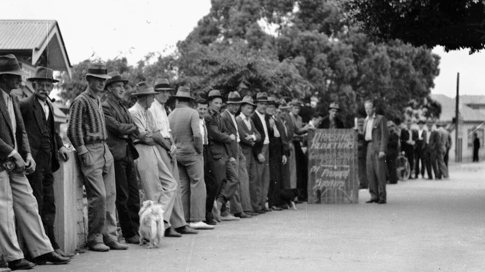 大萧条时期的失业线