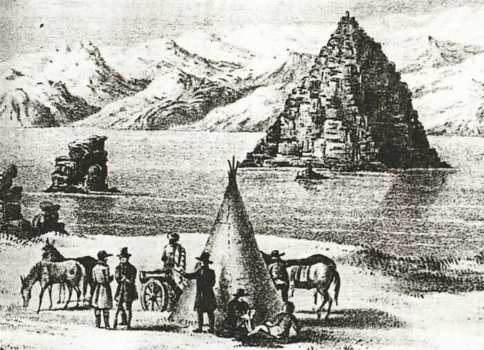 金字塔湖历史