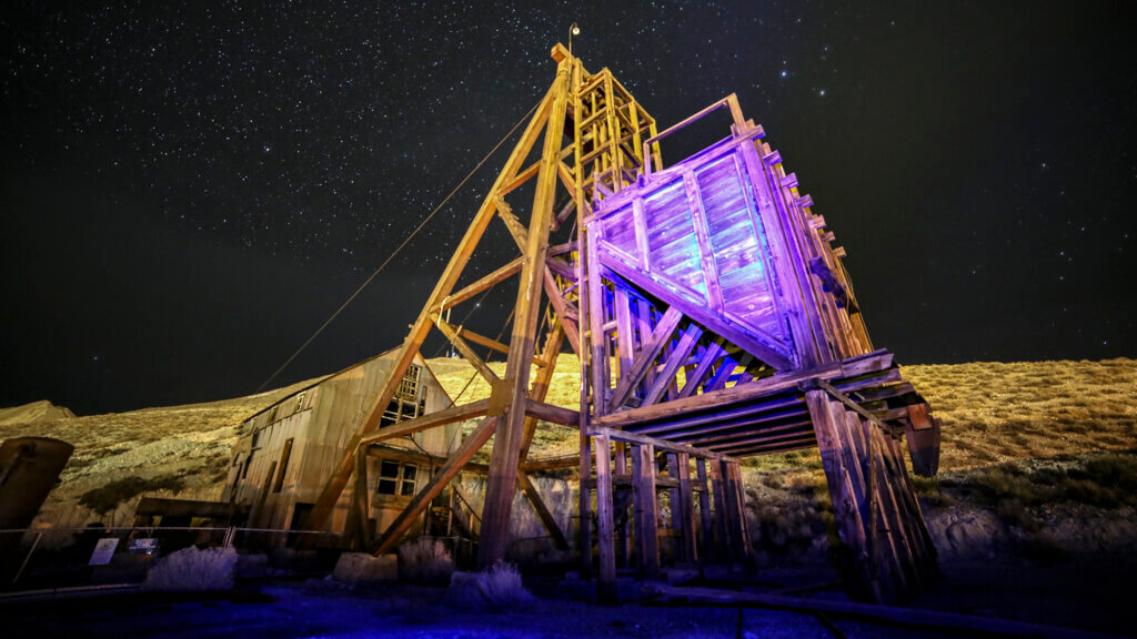 托诺帕历史采矿公园，托诺帕观星，内华达州秋季观星雷竞技体育app